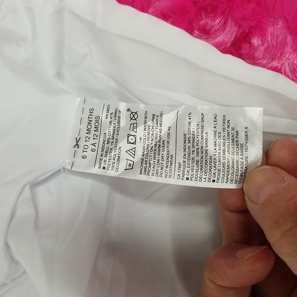 JANIE AND JACK BABY QUILTED JACKET IN WHITE SIZE 6 TO 12 MONTHS - Picture 8 of 8